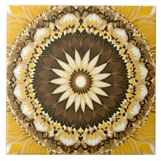 German Chocolate Ceramic Tile (Front)