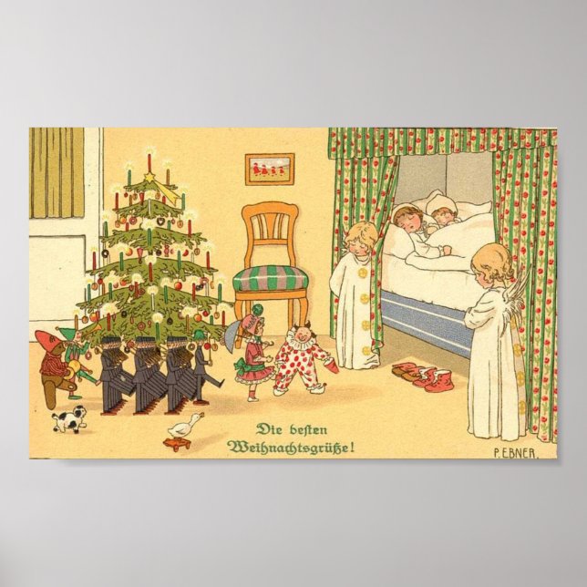 German Christmas Card Poster (Front)