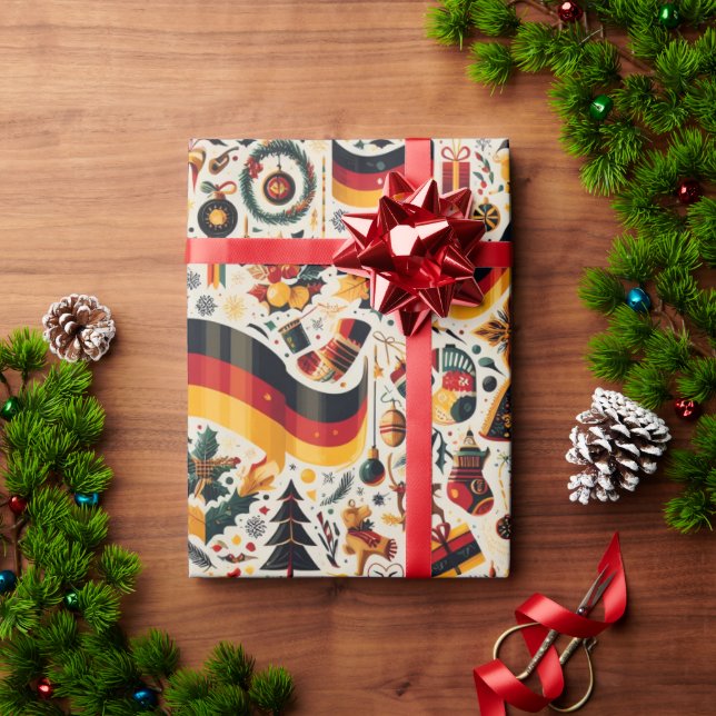 german christmas wrapping paper (Holiday Gift)