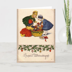 German, Christmas, Xmas, Heartfelt Greetings, Holiday Card