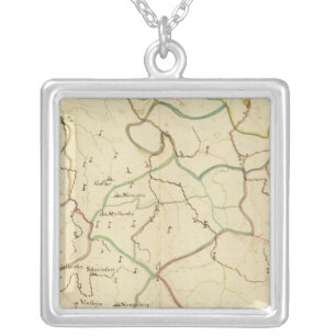 German Cities Silver Plated Necklace