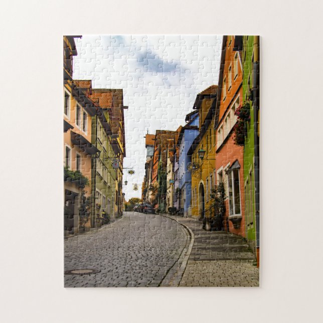 German City Street Jigsaw Puzzle (Vertical)