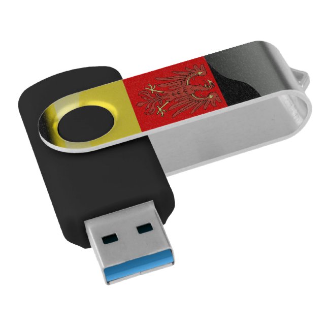 German Coat of arms Flash Drive (Angled)
