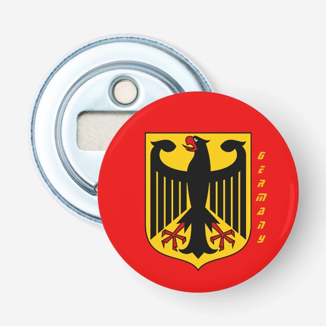 German Coat of Arms, Germany Party Bottle Opener (Front)