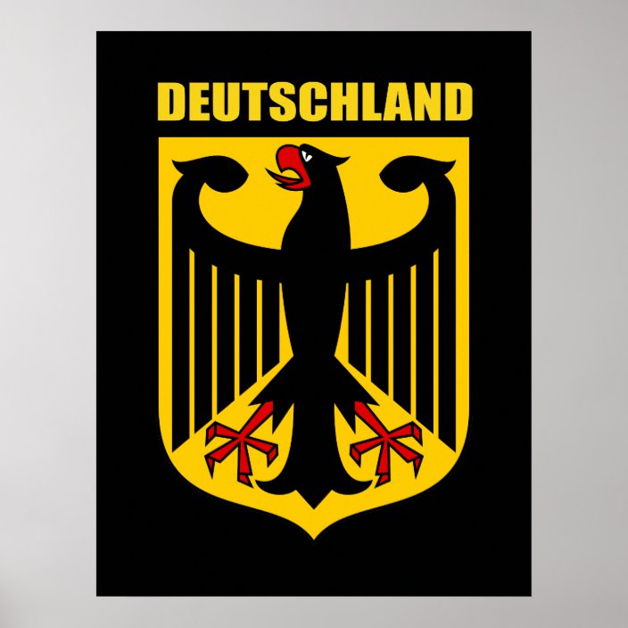 German Coat of Arms Poster | Zazzle.com