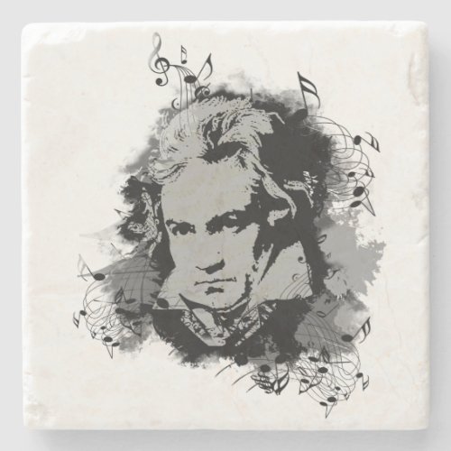 German Composer Beethoven classical music Stone Coaster