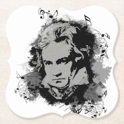 German Composer Pianist of classical music Paper Coaster