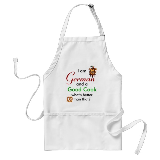 German Cook Adult Apron (Front)