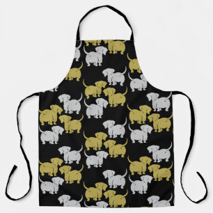 German Dachshund Dog Patterns Apron