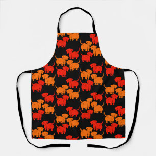 German Dachshund Dog Patterns Apron
