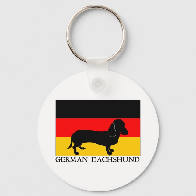 German Dachshund Keychain (Front)