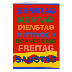 German Days, edit text Cards