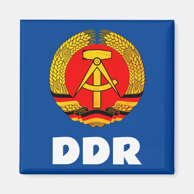 German Democratic Republic (DDR, GDR) East Germany Magnet (Front)