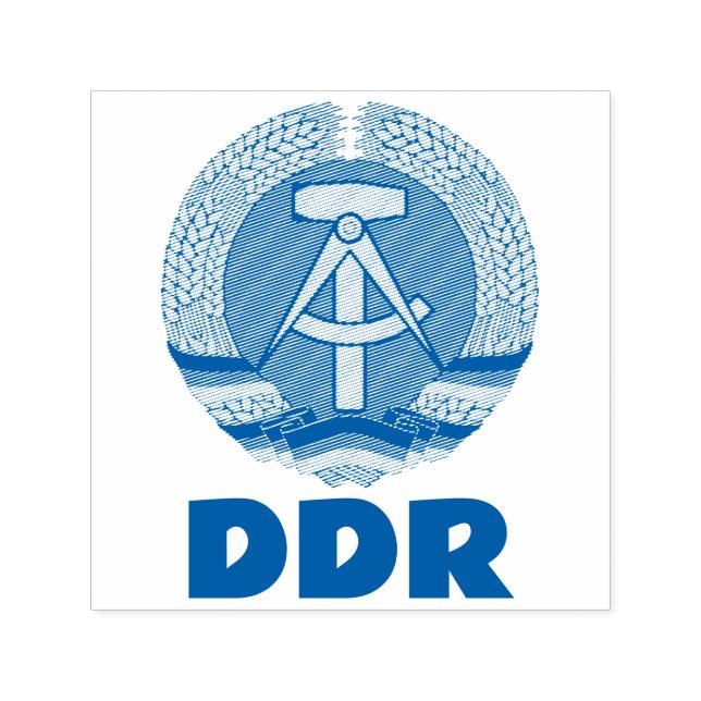 German Democratic Republic (DDR, GDR) East Germany Self-inking Stamp (Design)