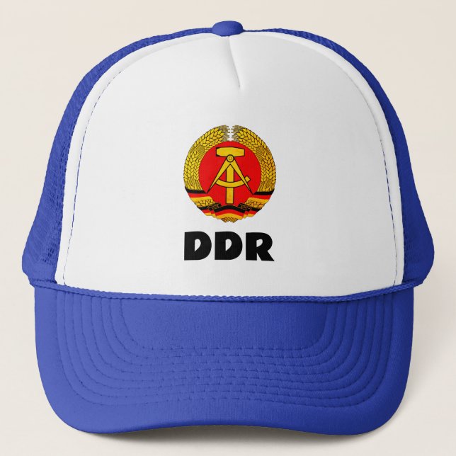 German Democratic Republic (DDR, GDR) East Germany Trucker Hat (Front)