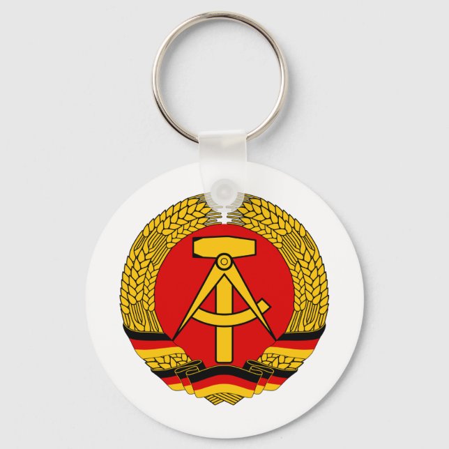 German Democratic Republic (GDR) Keychain (Front)