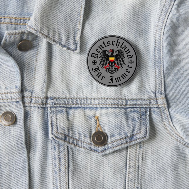 German/Deutschland Forever/eagle/iron cross Button (In Situ)