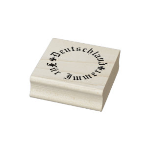 German/Deutschland fur immer/emblem Rubber Stamp