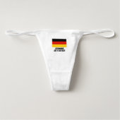 German do it better flag of Germany custom Thong (Front)