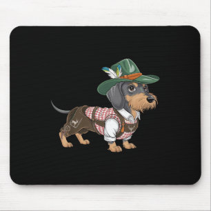 German Dog Dachshund Bavarian Weiner Sausage _2 Mouse Pad
