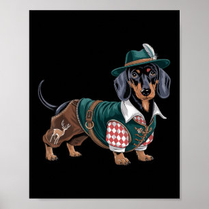 German Dog Dachshund Bavarian Weiner Sausage _3 Poster