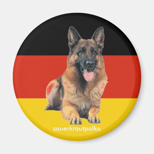 German dog magnet (Front)