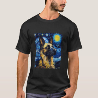 German Dog Starry Night Dog Lover Dog Mom Dad Tank