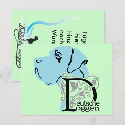 German: Dogge (Front/Back)