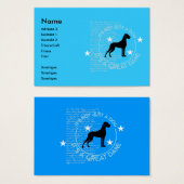 German Dogge visiting card (Front & Back)