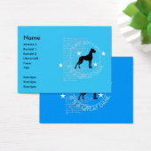 German Dogge visiting card (Desk)