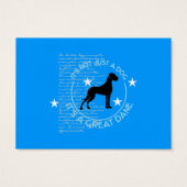 German Dogge visiting card (Back)