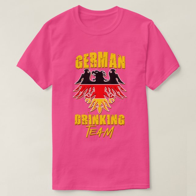 German Drinking Team Beer Germany Hop Craftbeer  T-Shirt (Design Front)