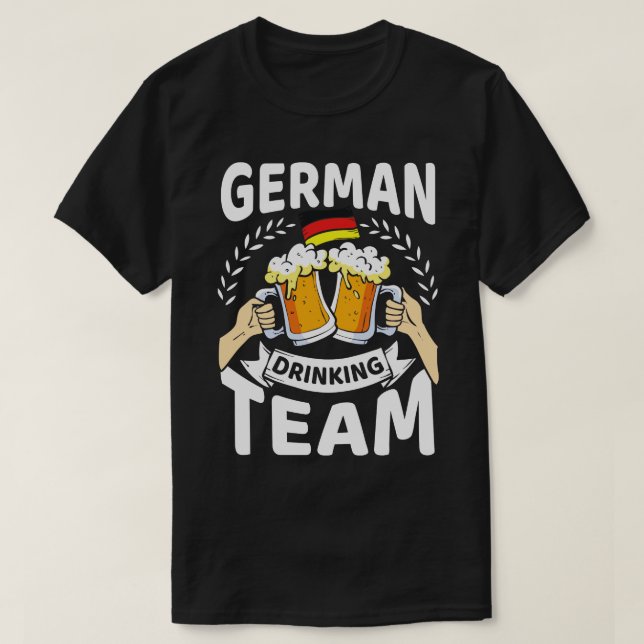 German drinking team T-Shirt (Design Front)