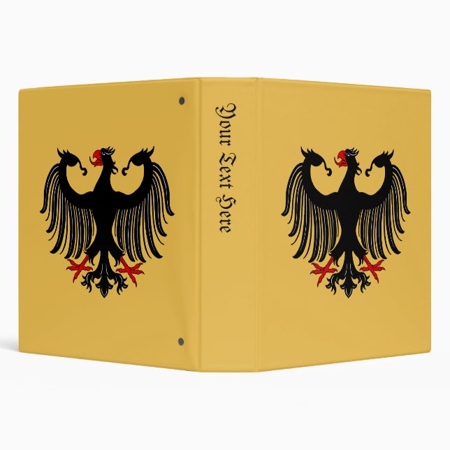German Eagle 3 Ring Binder (Background)