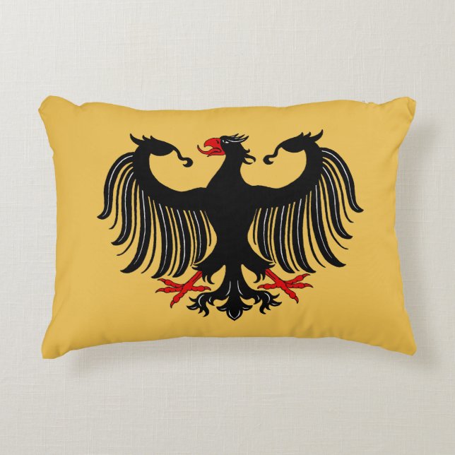 German Eagle Accent Pillow (Front)