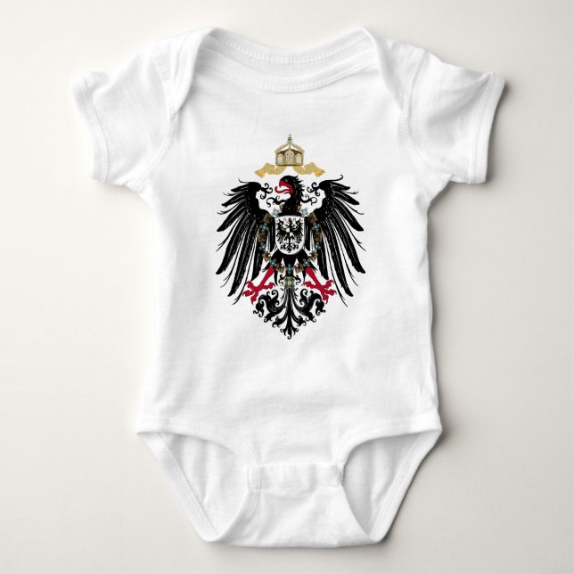 German eagle baby bodysuit (Front)