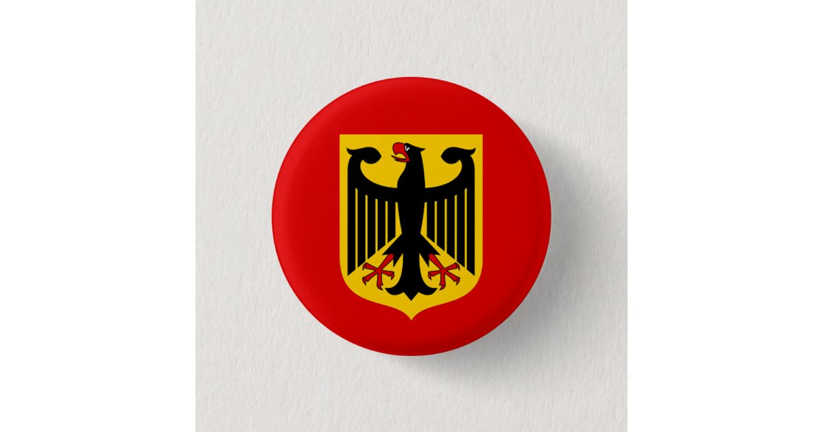 German Eagle Badge Pinback Button | Zazzle