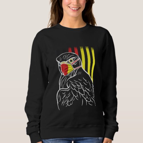 German Eagle Bird Germany Face Mask Ger Country Sweatshirt