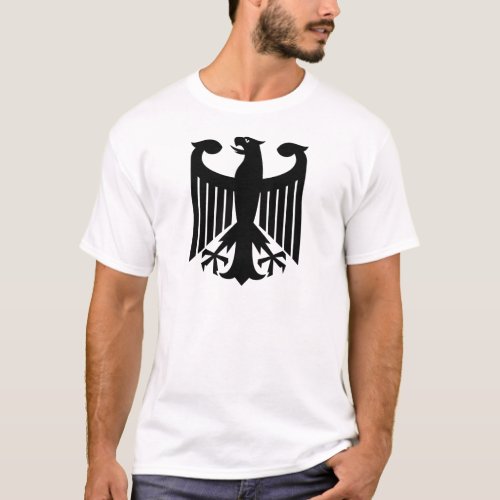 German Eagle Black T_Shirt
