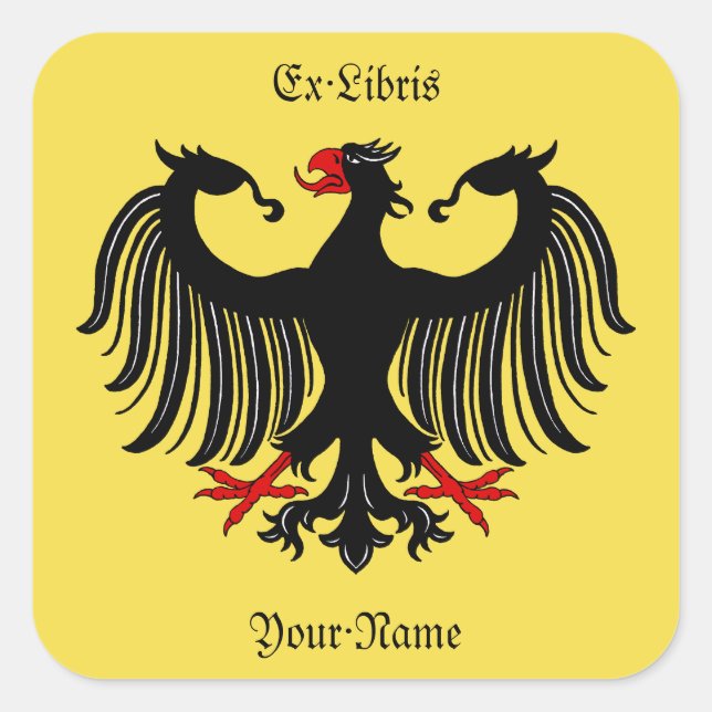 German Eagle Bookplate (Front)
