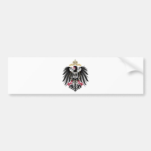 German eagle bumper sticker