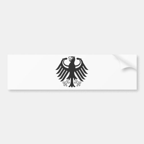 German eagle bumper sticker