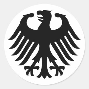 German Eagle Classic Round Sticker