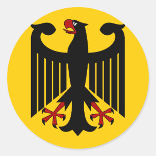 German Eagle Classic Round Sticker