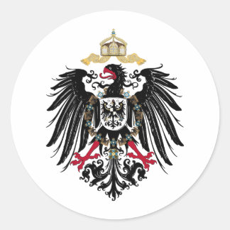 German eagle classic round sticker