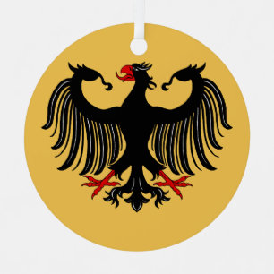 German Eagle Metal Ornament