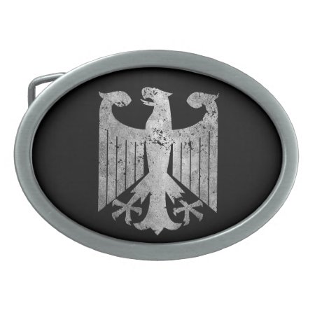 German Eagle Oval Belt Buckle