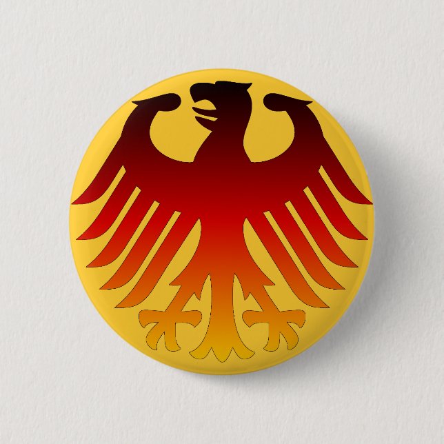 German Eagle Pinback Button (Front)