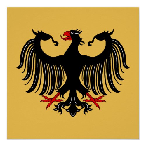 German Eagle Poster