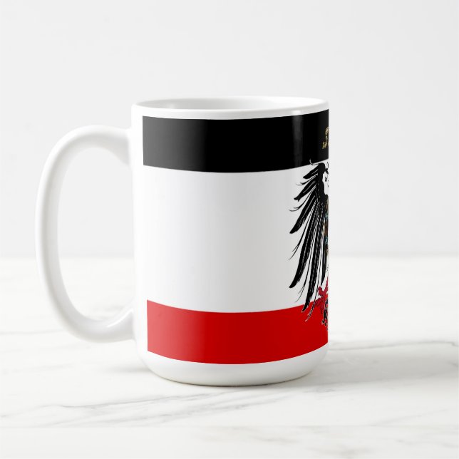 German Empire Flag Coffee Mug (Left)